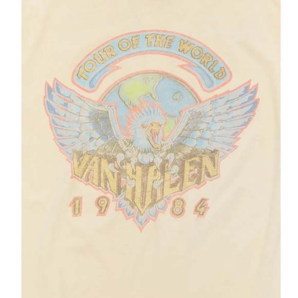 One left! UO Van Halen T-Shirt Dress - Picture 3 of 8